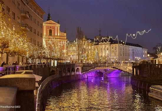Advent v Lublani a pohádkové Vánoce u Esterházyů pro milovníky koupání a mlsouny čokolády - 